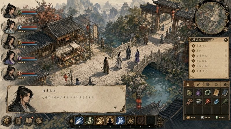 金庸群侠传5爱与死仙狐MOD六周年 章节事件 实机截图 1